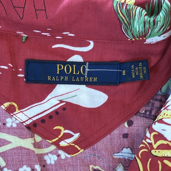 Polo Ralph Lauren Mid-Length Hawaiian Print Dress - Picture 5 of 10